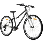 Rowery - Rower młodzieżowy KARBON Superlight 26 cali dla chłopca Czarny - miniaturka - grafika 1