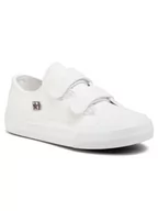 Buty dla dziewczynek - Big Star Trampki dziecięce białe buty FF374096 31 - miniaturka - grafika 1