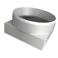 Filtry do okapów - Redukcja tworzywo srebrna 9 x 9 x 100 mm - miniaturka - grafika 1