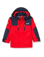 Kurtki i płaszcze dla chłopców - Jack Wolfskin Unisex dziecięca kurtka Jasper czerwony czerwony 104 - miniaturka - grafika 1