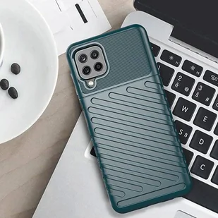 Thunder Case elastyczne pancerne etui pokrowiec Samsung Galaxy A22 4G zielony - Etui i futerały do telefonów - miniaturka - grafika 5