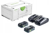 Skrzynie ogrodowe - Zestaw Energii Festool Sys 18V 2X4,0/Tcl 6 Duo - miniaturka - grafika 1