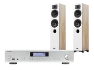 Zestawy stereo - Rotel A12 MKII (srebrny) + Diva 5 (dąb) - miniaturka - grafika 1