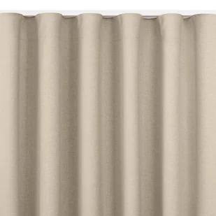 Zasłona CARMENA kolor beżowy styl klasyczny taśma wave transparentna 7 cm plecionka 140x300 homede - CURT/HOM/CARMENA/BRAID/PLEA - Zasłony - miniaturka - grafika 1