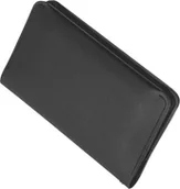 Portfele - INF Wielofunkcyjne etui na telefon z imitacja skóry - Wodoodporny portfel i torebka Czarny - miniaturka - grafika 1