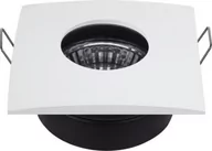 Oprawy, klosze i abażury - Candellux oczko kwadratowe SH-13 WH 2258942 białe do wpuszczenia na 12V do łazienki halogenowe 2258942 - miniaturka - grafika 1