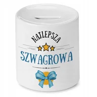 Skarbonki - Skarbonka Dla Szwagrowej Urodziny Imieniny Prezent z Nadrukiem ze Zdjęciem - miniaturka - grafika 1