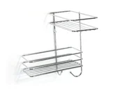 Półki łazienkowe - Półka druciana do łazienki na ścianę 050 - miniaturka - grafika 1