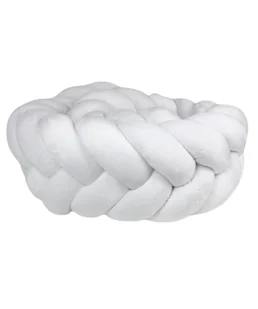 Warkocz Ochraniacz do łóżeczka typu kłos "Welur Biały" 360 cm - Ochraniacze do łóżeczka Warkocz Ochraniacz do łóżeczka typu kłos "Welur Biały" 360 cm - Ochraniacze do łóżeczka - miniaturka - grafika 1