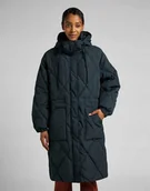 Płaszcze damskie - LEE LONG PUFFER CHARCOAL L55KEV30 2xs - miniaturka - grafika 1