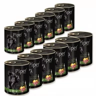 Mokra karma dla psów - Dolina Noteci Piper Karma Dziczyzna Dynia 12x800g - miniaturka - grafika 1