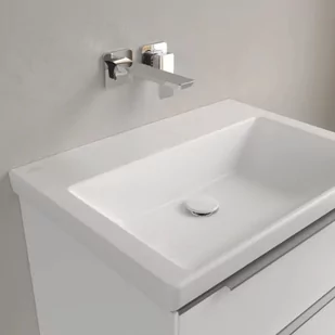 Villeroy & Boch Subway 3.0 Umywalka meblowa 65x47 cm bez przelewu bez otworu na baterię biały mat z powłoką CeramicPlus 4A7068RW - Umywalki - miniaturka - grafika 1