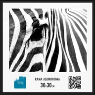Ramki na zdjęcia - Nice Wall Rama aluminiowa 30x30 cm ALUC230X30 - miniaturka - grafika 1