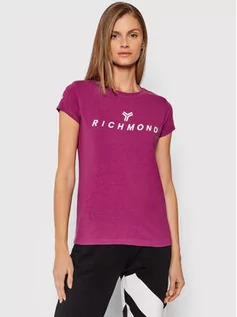 Koszulki i topy damskie - John Richmond T-Shirt Winoski UWA21019TS Fioletowy Regular Fit - grafika 1