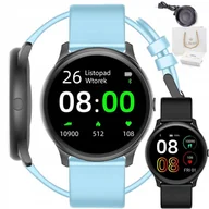 Smartwatch - Gino Rossi SW010 niebieski/czarny - miniaturka - grafika 1