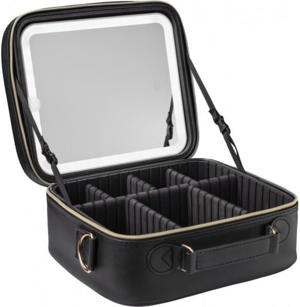 Enne Glow up travel makeup mirror and bag with LED light