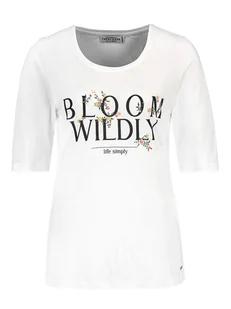 Fresh Made Koszulka w kolorze białym - Koszulki i topy damskie - miniaturka - grafika 1