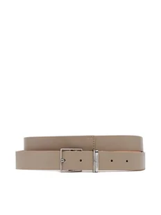 Calvin Klein Pasek Damski Branded Loop Square Belt 2.5 K60K612866 Beżowy - Paski - miniaturka - grafika 1