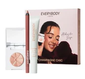Zestawy kosmetyków damskich - Everybody London Eye&Lip Set Champagne Chic zestaw prezentowy konturówka 02 Espresso Brown 1 g + balsam do ust Is It Clear? 10 g + topper Champagne O - miniaturka - grafika 1