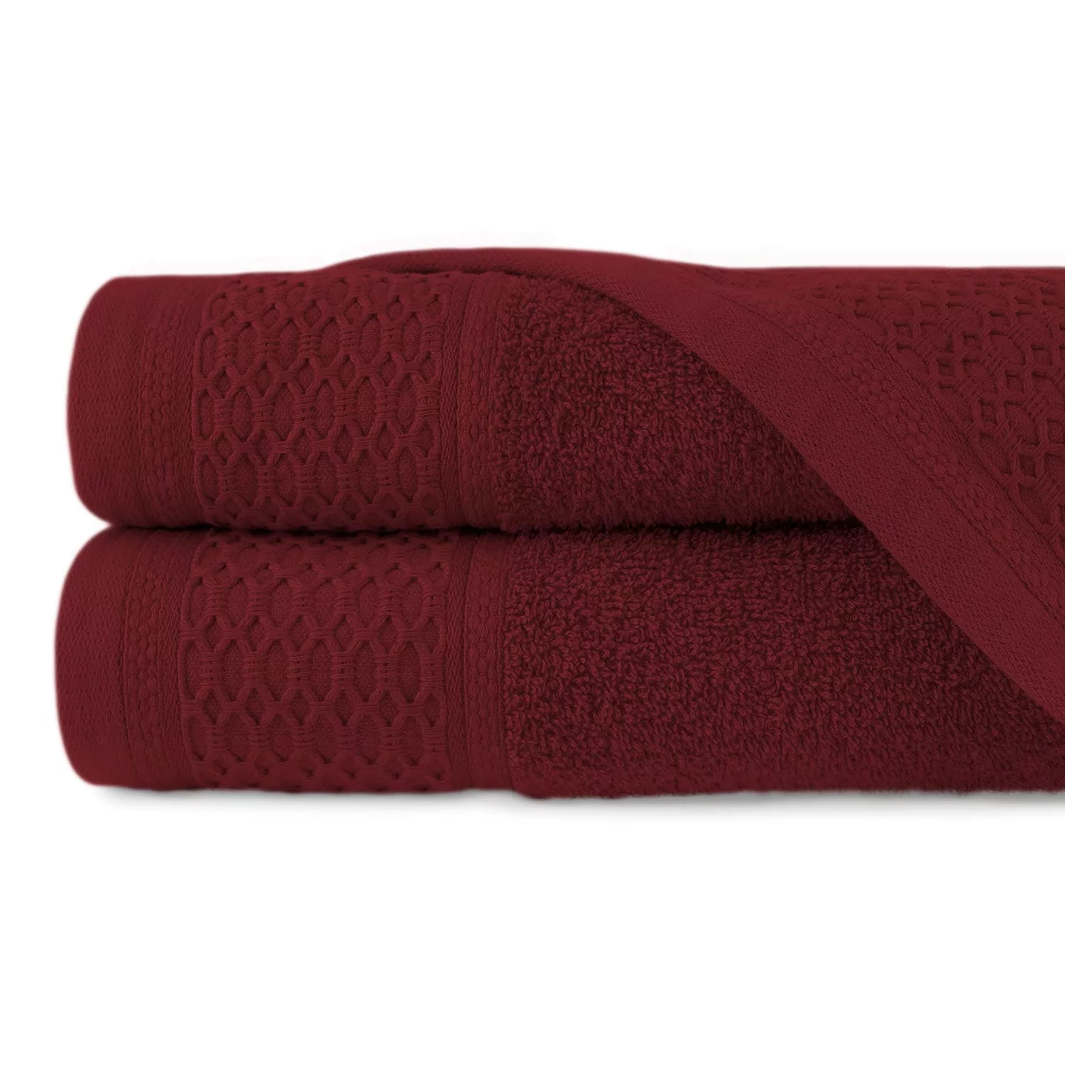 Ręcznik bawełniany Solano Bordo 70x140 Darymex