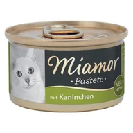 Mokra karma dla kotów - MIAMOR Pasztet mięsny dla kota królik 85g - miniaturka - grafika 1