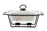 Inne naczynia kuchenne - Naczynie z podgrzewaczem Marble 1,4L - miniaturka - grafika 1