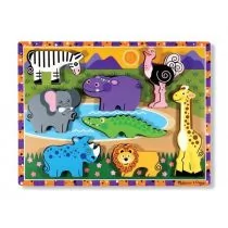 Melissa&Doug Drewniane Safari 13722 - Układanki dla dzieci - miniaturka - grafika 1