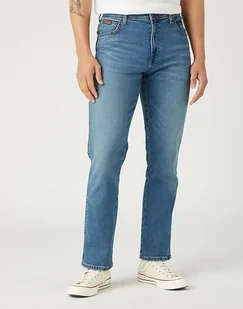 Męskie spodnie jeansowe proste Wrangler TEXAS W32 L32 - Spodnie męskie - miniaturka - grafika 1