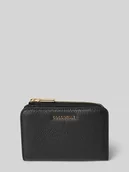 Portfele - Portfel z przegródką zapinana na zamek błyskawiczny model ‘METALLIC SOFT’ - miniaturka - grafika 1
