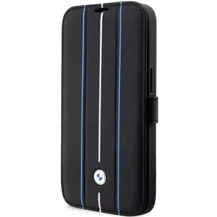 Etui BMW BMBKP14X22RVSK do Apple iPhone 14 Pro Max 6,7" bookcase Leather Stamp Blue Lines - Etui i futerały do telefonów - miniaturka - grafika 5