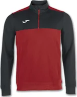 Bluzy męskie - Joma Czerwono-czarna bluza treningowa Joma Zip Winner 100947.601 XL - miniaturka - grafika 1