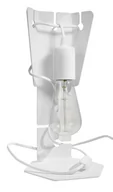 Lampy stojące - Sollux Lighting Lighting Nowoczesna Oprawa Lampa biurkowa ARBY biała lampka nocna oprawa E27 LED idealna do salonu korytarza sypialni oświetlanie minimalistyczny design LED Ligthing SL.0879 - miniaturka - grafika 1