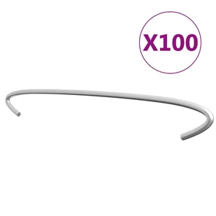 VidaXL Stężenia do gabionów, 100 szt., galwanizowana stal, 50 cm 145626         VidaXL - Akcesoria do ogrodzeń - miniaturka - grafika 1