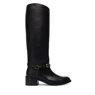 Oficerki Polo Ralph Lauren Harness 818963422002 Czarny - Kozaki damskie - miniaturka - grafika 1