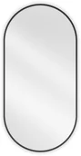 Lustra - Mexen Loft lustro łazienkowe owalne 100 x 50 cm, rama czarna - 9851-100-050-000-70 - miniaturka - grafika 1
