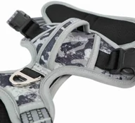 Szelki dla psów - Szelki, dla psa, szare moro, materiał Oxford, M, ob.szyi 39-55cm/ob.klatki 40-72cm - miniaturka - grafika 1