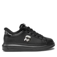 Sneakersy męskie - Sneakersy KARL LAGERFELD KL52531L Czarny - miniaturka - grafika 1