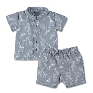Sterntaler Baby Boys Set koszula z krótkim rękawem i krótkie spodnie piżama dziecięca - Piżamy chłopięce - miniaturka - grafika 1