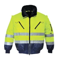 Odzież robocza - Portwest Kurtka pilotka  PJ50  ostrzegawcza, 3 w 1, 1 sztuka, l UPJ50 - miniaturka - grafika 1