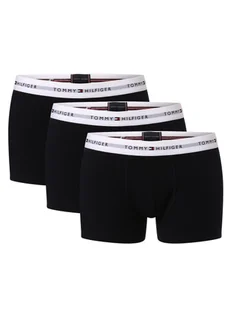 Tommy Hilfiger Obcisłe bokserki pakowane po 3 szt. Mężczyźni Bawełna niebieski jednolity, S/M - Majtki męskie - miniaturka - grafika 1