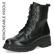 Botki damskie - Botki czarne Delia [25218-43-022] [Rozmiar: 38] - miniaturka - grafika 1