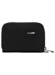 Portfel antykradzieżowy Pacsafe RFIDsafe Card Wallet - jet black - Portfele - miniaturka - grafika 1