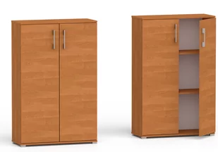 Regał komoda Pola 2D 110 x 60 cm Olcha, 3 półki - Meblościanki - miniaturka - grafika 1