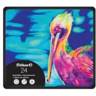 Przybory szkolne - Pelikan Kredki premium 24szt w metalowym etui - miniaturka - grafika 1