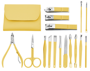 Zestawy do manicure i pedicure - Zestaw manicure, cążki, nożyczki, zestaw do manicure Solingen 42069-YELLOW - miniaturka - grafika 1