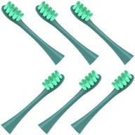 Końcówki do szczoteczek elektrycznych - 6x końcówki ZIELONE do szczoteczki sonicznej Oclean SE / X / X PRO / X PRO Elite / X PRO Digital / X10 / One / Air / Z / F1 / FLOW / Endurance - Rep.. - miniaturka - grafika 1