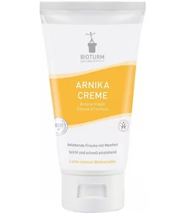 Krem z Arniki, odświeżający z mentolem, na ciężkie, zmęczone nogi, na stłuczenia, No. 45, 150 ml, BIOTURM - Leki przeciwbólowe - miniaturka - grafika 1