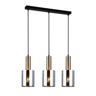 Lampy sufitowe - Italux Sardo PND-5581-3-BRO+SG - miniaturka - grafika 1