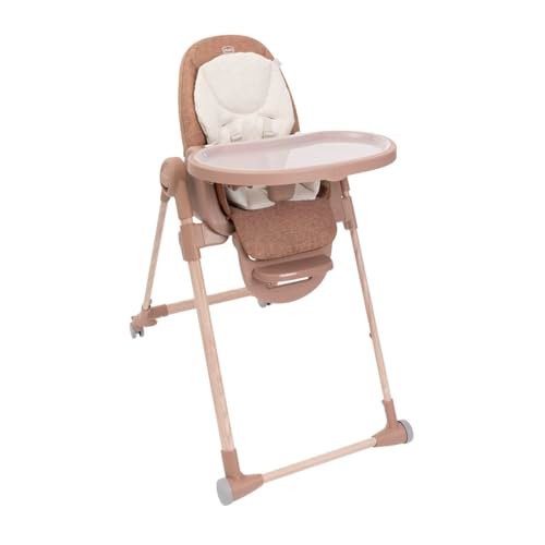 Krzesełko do karmienia POLLY ARMONIA brązowe TERRACOTTA Chicco