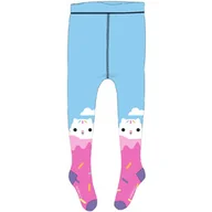 Rajstopy dziecięce - Rajstopy bawełniane dla dziewczynki licencja Koci Domek Gabi Niebieskie - miniaturka - grafika 1